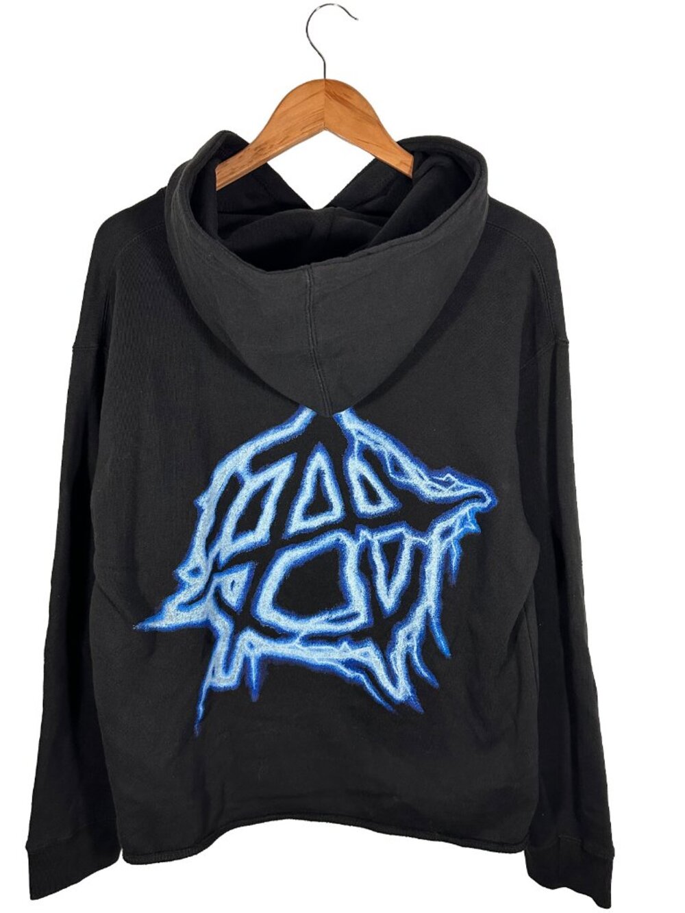 Revenge Anarchy Lightning Logo Pullover Hoodie Size Mens M - Picture 7 of 9
